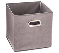 5 FIVE Caja ORGANIZADORA Color Gris Claro para ESTANTERIA 31X31CM