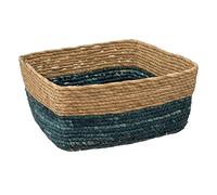 5 five Cesta de almacenamiento tréssée 31x15cm, color petróleo