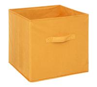 5 five simply smart 160455D - Caja de Almacenamiento, Terciopelo, Color Amarillo