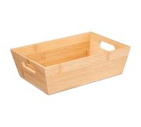 5 five simply smart 5five - Cesta rectangular angular de 23 x 16 cm de bambú