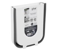 5five - Cubo de basura plegable 8 L retráctil y colgante para cocina, baño y oficina