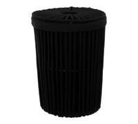 5 five simply smart 5five - Cubo de basura redondo (7 L), color negro
