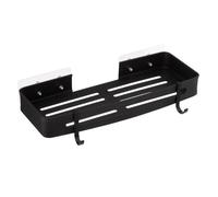 5 five simply smart 5five - Estante de ducha rectangular Stick adhesivo negro blackalu