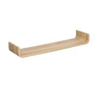 5 five simply smart 5five - Estante de Pared Curvo Fixy, Efecto Madera, Beige - Forma Rectangular - Montaje en Pared - Almacenamiento práctico - L.80 x An.20 x Al.10 cm - Salón, Dormitorio, Oficina