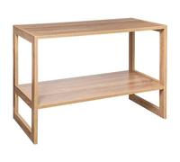 5 five simply smart 5five - Estantería apilable Mix N Modul, Efecto Madera Natural, 2 Niveles, 69 x 33,5 x 51 cm - para salón, Dormitorio y Oficina