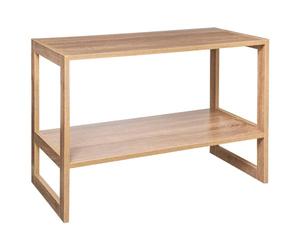 5 five simply smart 5five - Estantería apilable Mix N Modul, Efecto Madera Natural, 2 Niveles, 69 x 33,5 x 51 cm - para salón, Dormitorio y Oficina