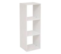 5five Estantería Teo – 3 compartimentos, diseño moderno, organización eficiente, blanca