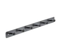 5five - Percha de Metal Negro de 6 Cabezas