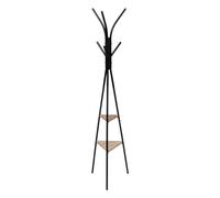 5 five simply smart 5five - Perchero aliaj con 6 Ganchos de Madera Negra