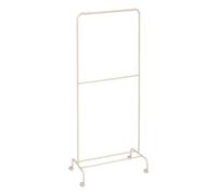 5 five simply smart 5Five - Perchero metálico Beige LINY - Doble Barra - 81 x 44,5 x 179,5 cm - Organizador de Armario, Accesorio de Ropa