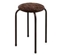5 five simply smart 5five - Taburete apilable de terciopelo marrón