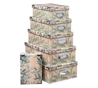 5 five simply smart 6 cajas de esquina metal Mutlcolore