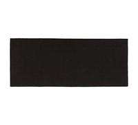 5 five simply smart Alfombra Lisa Negra 50X120
