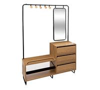 5 five simply smart Armario Armario Madera 3 cajones Espejo Filo