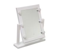 5 five simply smart espejo led de sobremesa giratorio hollywood de 40