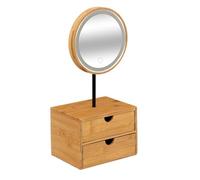 5 five simply smart Espejo Organizador LED 16 cm Bambú