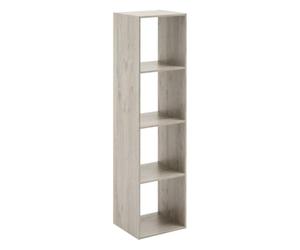 5 five simply smart Estante de 4 Compartimentos Top Mix Gris