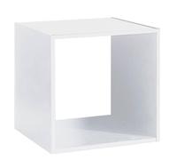 Factory Cuadros Estantería Teo Blanca de Madera 1 Compartimentos - Organización Eficiente