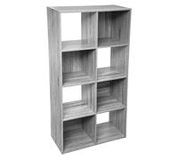 5 five simply smart Estantería Mix N Modul 8 Compartimentos Efecto Roble Gris