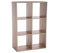 Factory Cuadros - Estantería Natural Teo - Madera 100.5x67.5cm - Organización Fácil | Diseño Natural