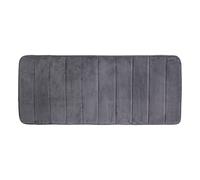 5 five simply smart Five-Alfombra de baño con Memoria de Forma (50 x 120 cm), Color, Gris Oscuro, cm