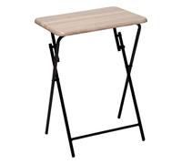 5 five simply smart Mobea - Mesa Plegable de Madera, Color Gris