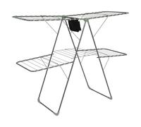 5 five simply smart 5five - Tendedero Plegable Mojave Bridge - 31 Metros, 160 x 125 cm, Acero, Cesta incluida - para Uso en Interiores y lavandería
