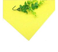 5 hojas/bolsa 2MM de espesor 20 * 30cm con polvo dorado brillo papel de esponja brillante papel de espuma hecho a mano sin pegamento-amarillo