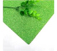 5 hojas/bolsa 2MM de espesor 20 * 30cm con polvo dorado brillo papel de esponja brillante papel de espuma hecho a mano sin pegamento-verde oscuro
