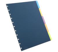 5 Hojas Carchivo Ingeniox A4 Divisores Extraíbles para Cuaderno PP | Separadores de Cuaderno Espiral, Divisores de Reemplazo, Pestañas de Color, Oficina y Escuela