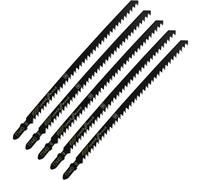 5 hojas de sierra de calar (madera, 180 mm, T744D) | Hojas de sierra de calar largas para madera, hoja de sierra de calar extralarga para Bosch Makita DeWalt