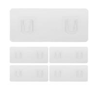 5 Juegos de Soportes Adhesivos for enchufes | Organizador de enchufes de pared sin perforaciones, fijadores de enrutador, soportes for ahorrar espacio