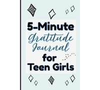 5-Minute Gratitude Journal for Teen Girls: Light Blue Simple Guided Self-Love Notebook Prompts for Wellness and Mindset Growth | 6 x 9" Inches, 120 Pages, Cute Gifts for Tweens & Teenagers