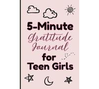 5-Minute Gratitude Journal for Teen Girls: Pink Aesthetic Guided Self-Love Notebook Prompts for Mindset Growth and Positivity | 6 x 9" Inches, 120 Pages, Cute Gifts for Tweens & Teenagers
