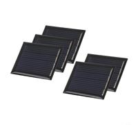 5 módulos fotovoltaicos para mini panel solar de 2 V 55 mA para bricolaje, electrónica, luz de jardín, potencia de 30 x 36 mm