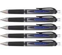 5 Pack de ahorro UniBall Gel Bolígrafo con mecanismo de presión Gel Impact RT umn 15210s B, color azul, 5