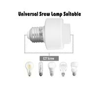 5 Paquete de Adaptador de Enchufe de Bombilla Inteligente Tuya Life Wifi E27 Soporte de Base de Lámpara de Interruptor para Amazon Alexa