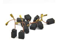 5 pares de escobillas de carbón para amoladoras angulares Dewalt D28111 D28116 6.35x10x13mm con parada automática, repuestos para herramientas eléctricas CB-D28111B