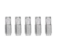 5 piezas acoplador de pistola de grasa Boquillas planas de pistola de grasa resistente al desgaste duradero para mantenimiento de equipos puntas para bomba de grasa pistola de engrase