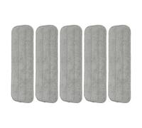 5 Piezas Almohadillas de Fregona de Microfibra para Limpieza | Secado Rápido, sin Pelusa, para Suelos Laminados, Cabezales de Mopa Spray, Baño y Oficina