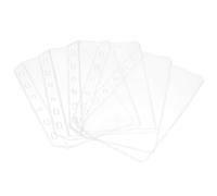 5 Piezas Bolsa para Documentos de Carpeta de 6 Anillas | Organización de Objetos Pequeños, Acabado Delicado, Fácil de Llevar, Recambio para Archivador y Hojas Sueltas