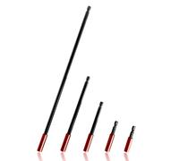 5 piezas de extensión de brocas hexagonales de 1/4", soporte magnético de 50/60/100/150/300 mm de largo, cambio rápido para destornillador, taladro, martillo percutor, extensión de brocas, soporte de