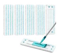 5 piezas de mopa para Leifheit Profi XL, Micro Duo/Cotton Plus | Limpieza rápida de suelos: 5 fundas de repuesto lavables para Leifheit Profi XL, para azulejos, laminados