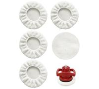 5 Piezas Gorro de Lana Máquina Pulidoras para Einhell CE-CB 18/254 Li