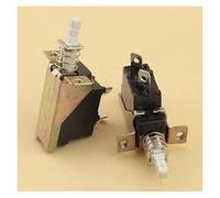 5 piezas Interruptor de engranaje del calentador 10A 250V CA SPST 2 pines Interruptor de encendido con botón pulsador KDC-A04-88 KDC-A04 Dado que el bloqueo Controls Switches