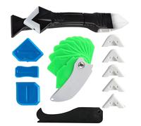 5 Piezas Kit Herramientas Aplicador Silicona, Eliminador De Silicona para Juntas, Herramienta De Calafateo Sílice, Resistente Al Desgaste, para Juntas De Cocina, Baño, Ventanas, Fregaderos, Azulejos