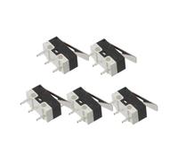 5 Piezas Micro Interruptor de Límite 125v 1a Negro Metal Palanca