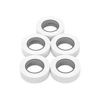 5 rollos VDE cinta aislante eléctrica PVC cinta adhesiva 15mm x 10m DIN EN 60454-3-1 color: blanco