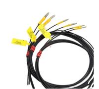 5 sensores de fibra óptica opuestos M3M4M6, sonda amplificadora de fibra HT310/410/610, sensor de disparo opuesto(HT620 2M)