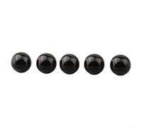 5 tiradores de bolas negras de baquelita con rosca interior M5/M6/M8/M10/M12, botones giratorios de 20-40 mm para máquinas herramientas, fácil montaje sin herramientas para imprenta y dispositivos